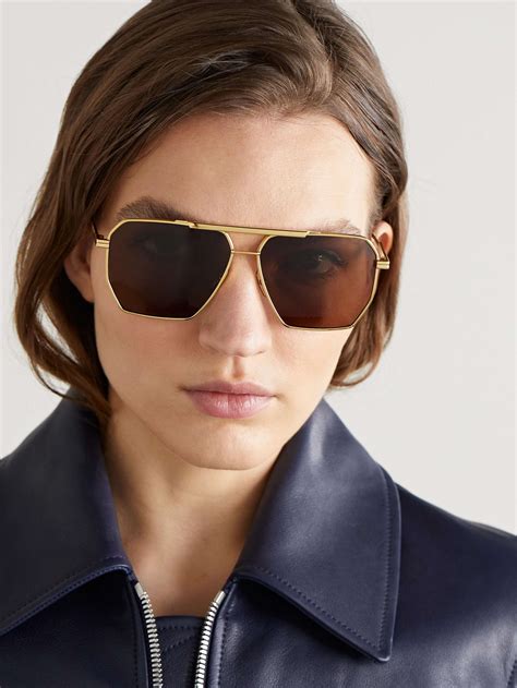 bottega veneta eyewear pilot frame sunglasses|bottega veneta sunglasses price.